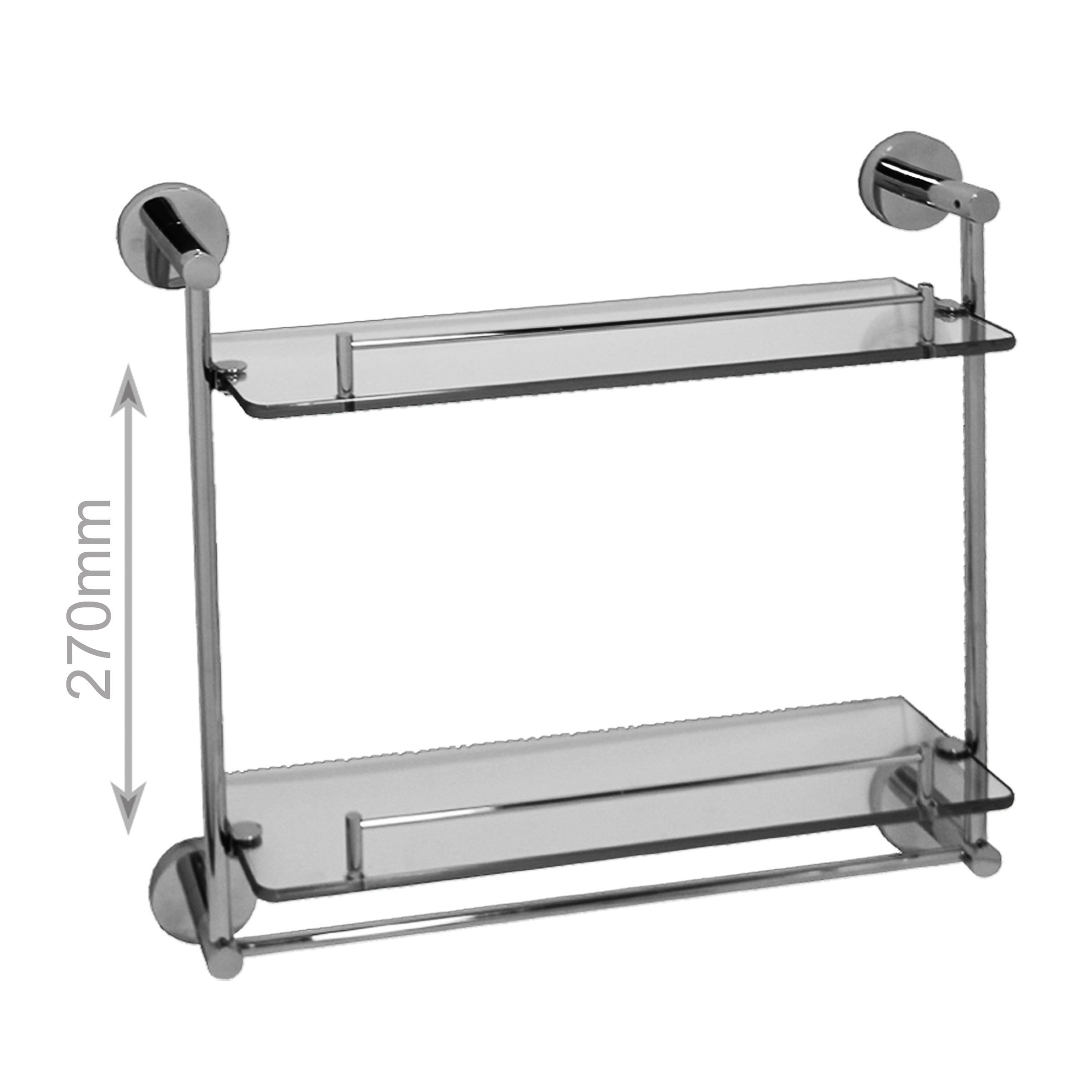 FG-3032-2-2-Tier-Glass-Shelf-Clear
