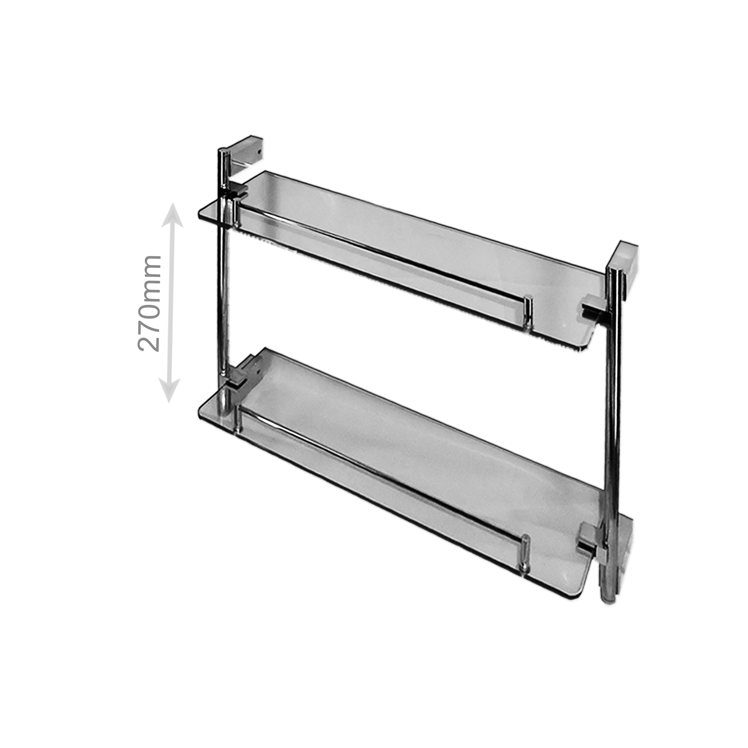 FG-3072-2-2-Tier-Glass-Shelf-Clear