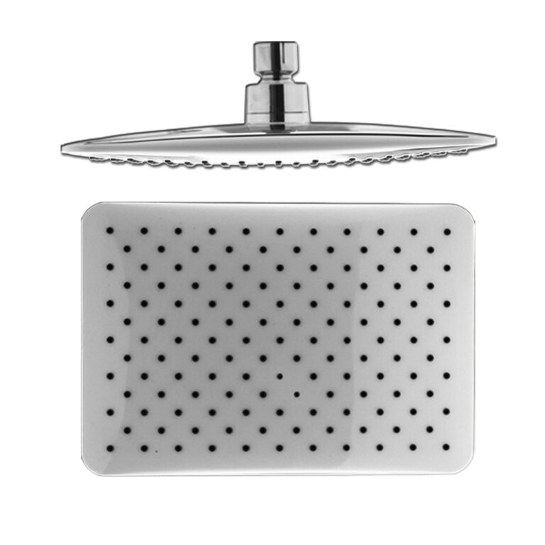 FSS-52611-Overhead-Shower-White-Face-Chrome-Back-ABS